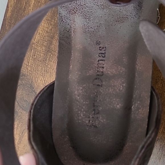 Pierre Dumas Woven Brown Platform Sandals size 9 - Picture 9 of 14